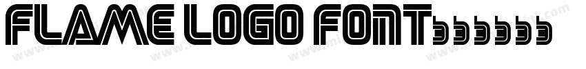 Flame Logo Font字体转换
